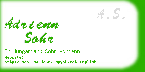 adrienn sohr business card